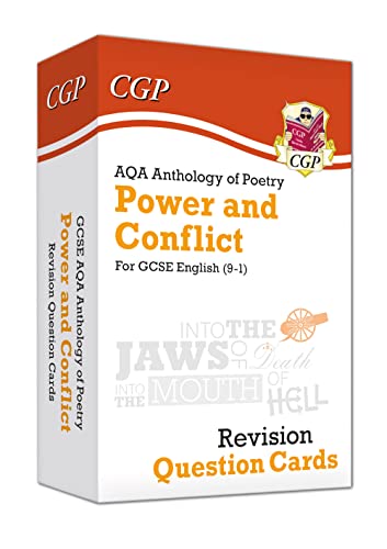 GCSE English: AQA Power & Conflict Poetry Anthology - Revision Question Cards (CGP GCSE English Literature Cards)